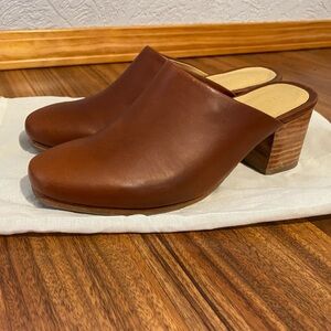NISOLO ALL DAY HEEL MULE BRANDY SIZE 8.5 8 1/2